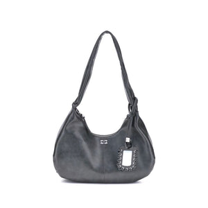 Ganni Black Lyocell Shoulder Bag