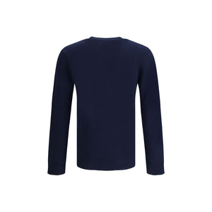 Valentino Blue Fleece Wool Sweatshirt