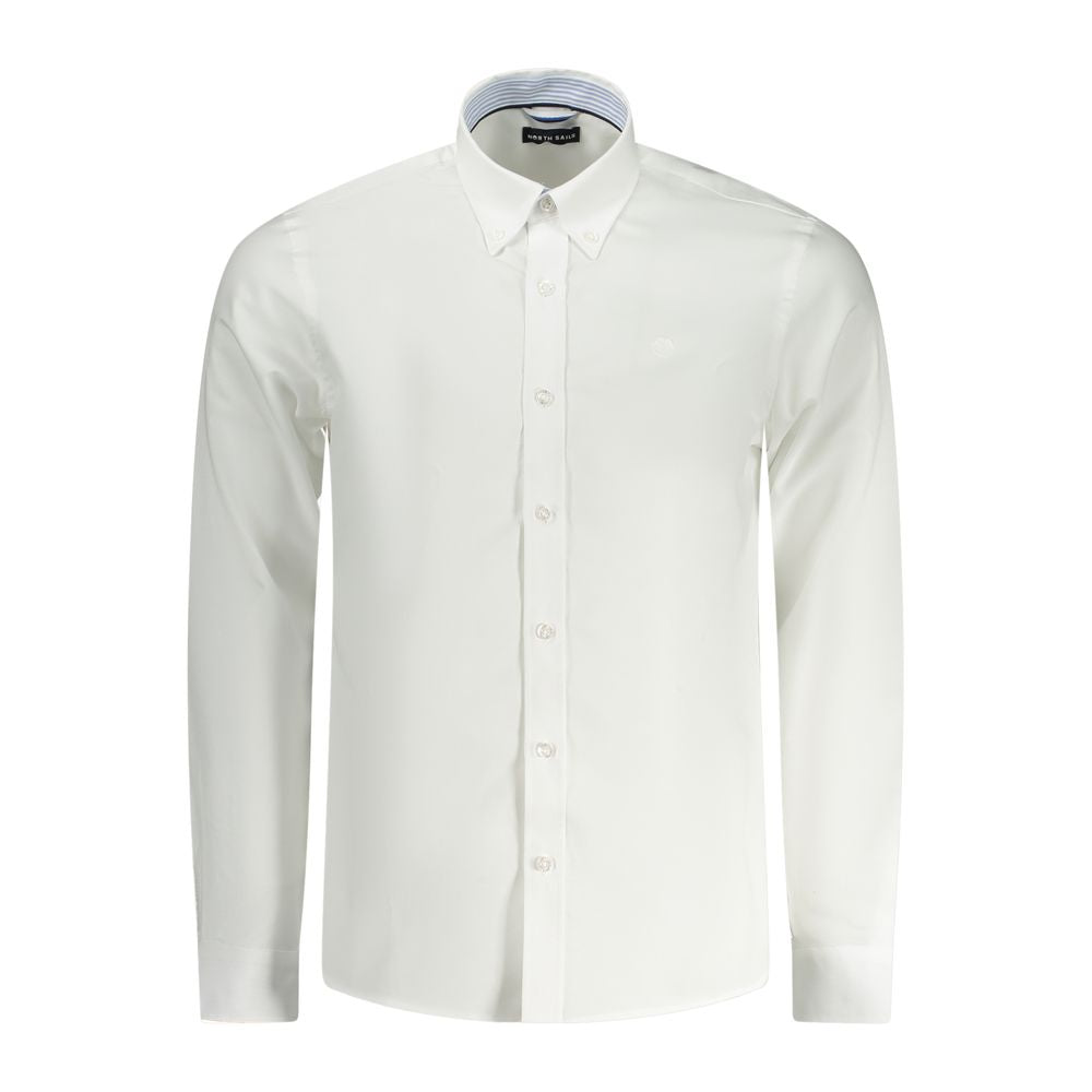 North Sails White Cotton Men Shirt