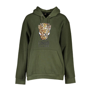 Cavalli Class Green Cotton Women Sweater