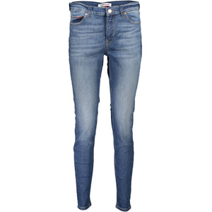 Tommy Hilfiger Blue Cotton Women Skinny Jean