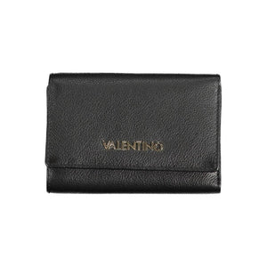 Mario Valentino Black Polyurethane Women Wallet