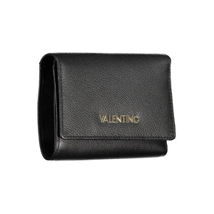 Mario Valentino Black Polyurethane Women Wallet