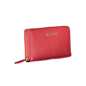 Mario Valentino Rosso Polyurethane Women Wallet