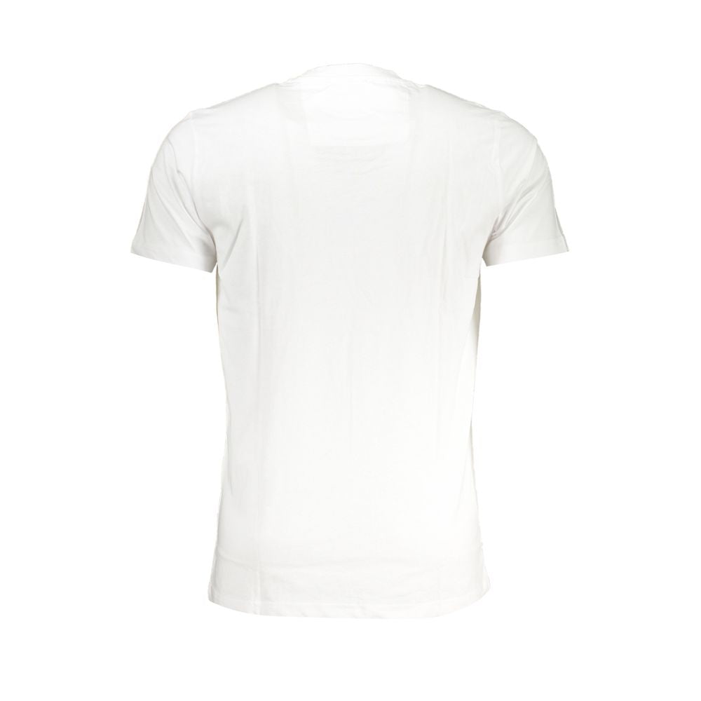 Cavalli Class Bianco Cotton Men T-Shirt