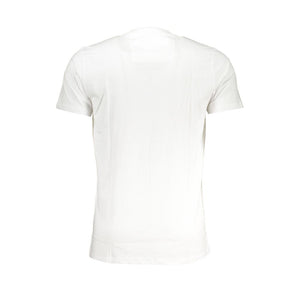 Cavalli Class Bianco Cotton Men T-Shirt