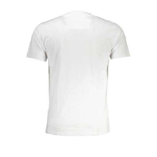 Cavalli Class Bianco Cotton Men T-Shirt