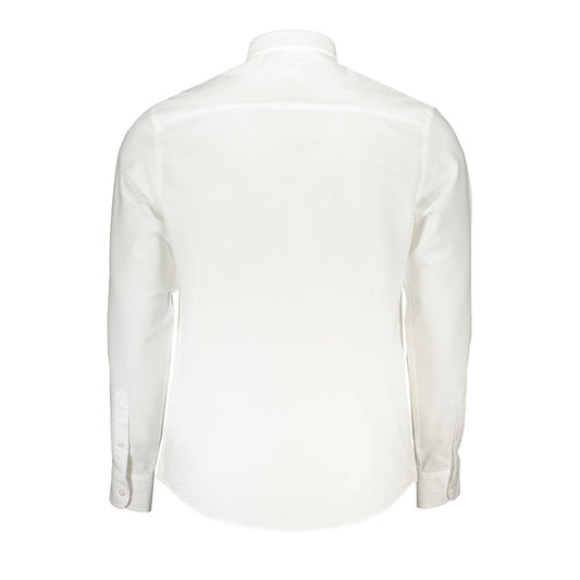 North Sails White Cotton Men Shirt