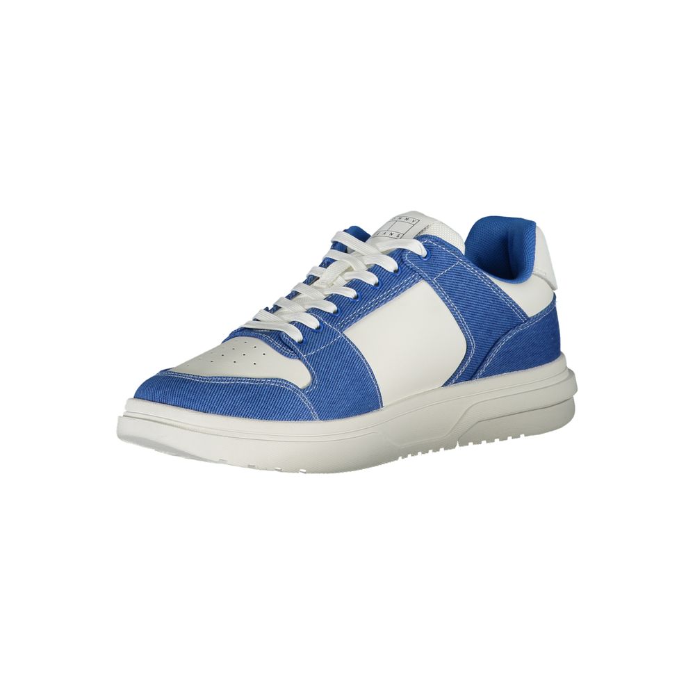 Tommy Hilfiger White Polyurethane Men Sneaker