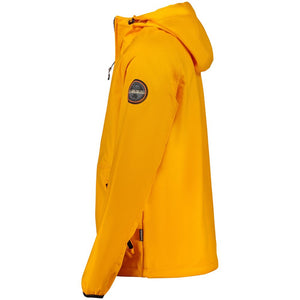 Napapijri Orange Recycled Polyester Men Jacket