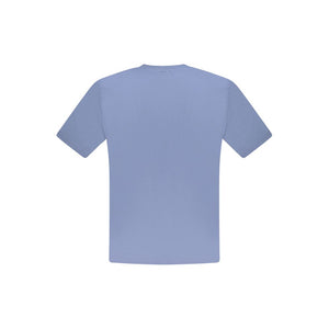 North Sails Blue Cotton Men T-Shirt