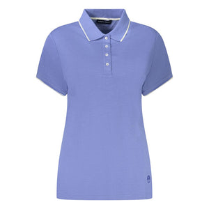 North Sails Blue Cotton Women Polo Shirt