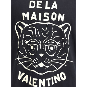 Valentino Black Cotton T-Shirt