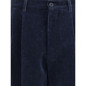 Valentino Blue Cotton Pants