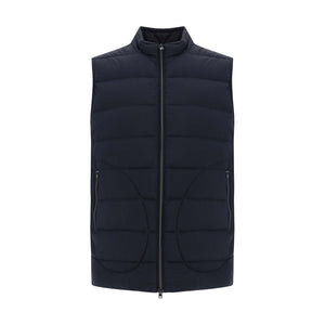 Herno Black Polyamide Sleveless Jacket