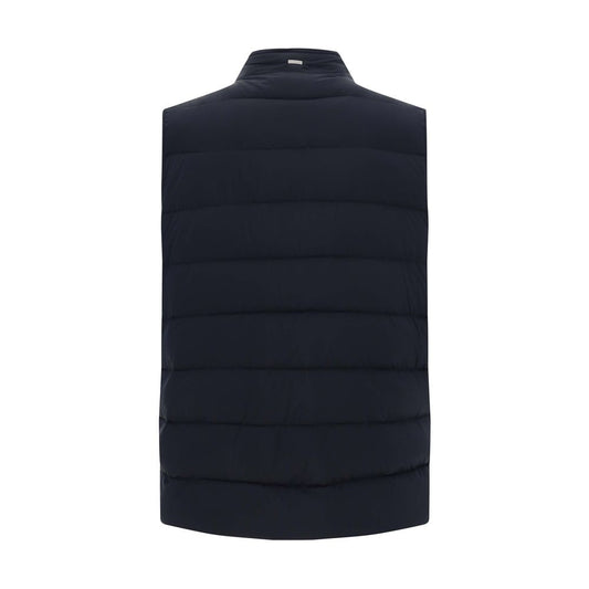 Herno Black Polyamide Sleveless Jacket