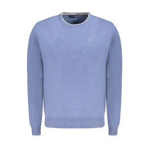 North Sails Blue Cotton Men Sweater