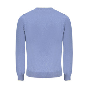 North Sails Blue Cotton Men Sweater