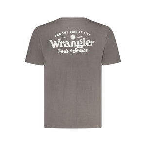 Wrangler Black Cotton Men's T-Shirt