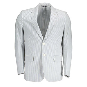 Gant White Cotton Men Jacket