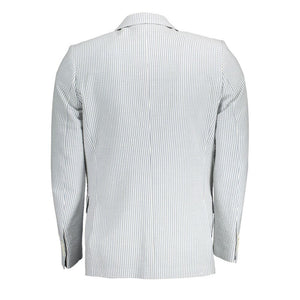 Gant White Cotton Men Jacket