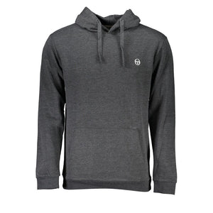 Sergio Tacchini Gray Cotton Men Sweater