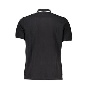North Sails Black Cotton Men Polo