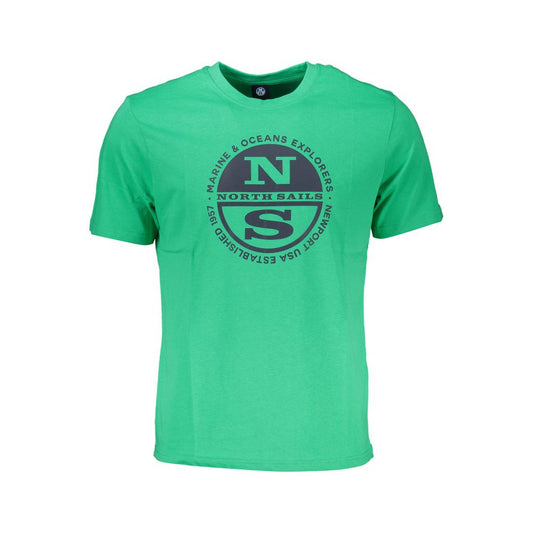North Sails Verde Cotton Men T-Shirt