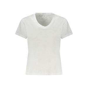Guess Jeans White Cotton Women T-Shirt