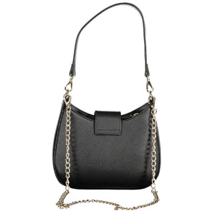 Mario Valentino Black Polyethylene Women Handbag