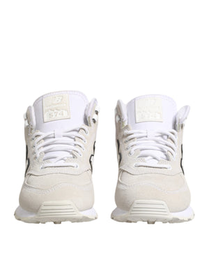 New Balance Off White Suede Sneakers Shoes
