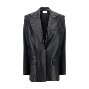 Magda Butrym Black Leather Jacket