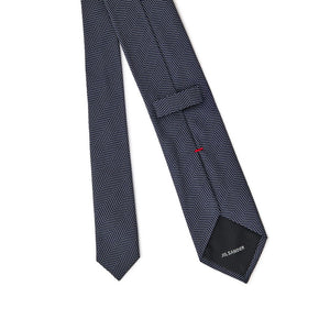 Jil Sander Blue Silk Tie