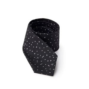 Jil Sander Black Silk Tie