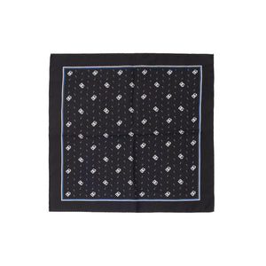 Dolce & Gabbana Black Silk Pocket Square