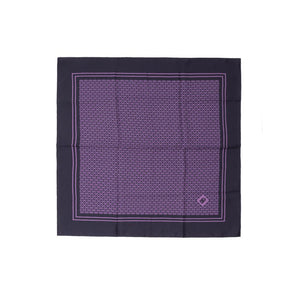 Dolce & Gabbana Purple Silk Pocket Square