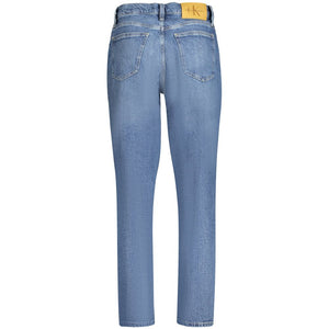 Calvin Klein Blue Cotton Women Jeans