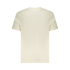 Lee Beige Cotton Men T-Shirt