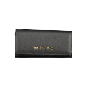 Mario Valentino Black Polyurethane Women Wallet