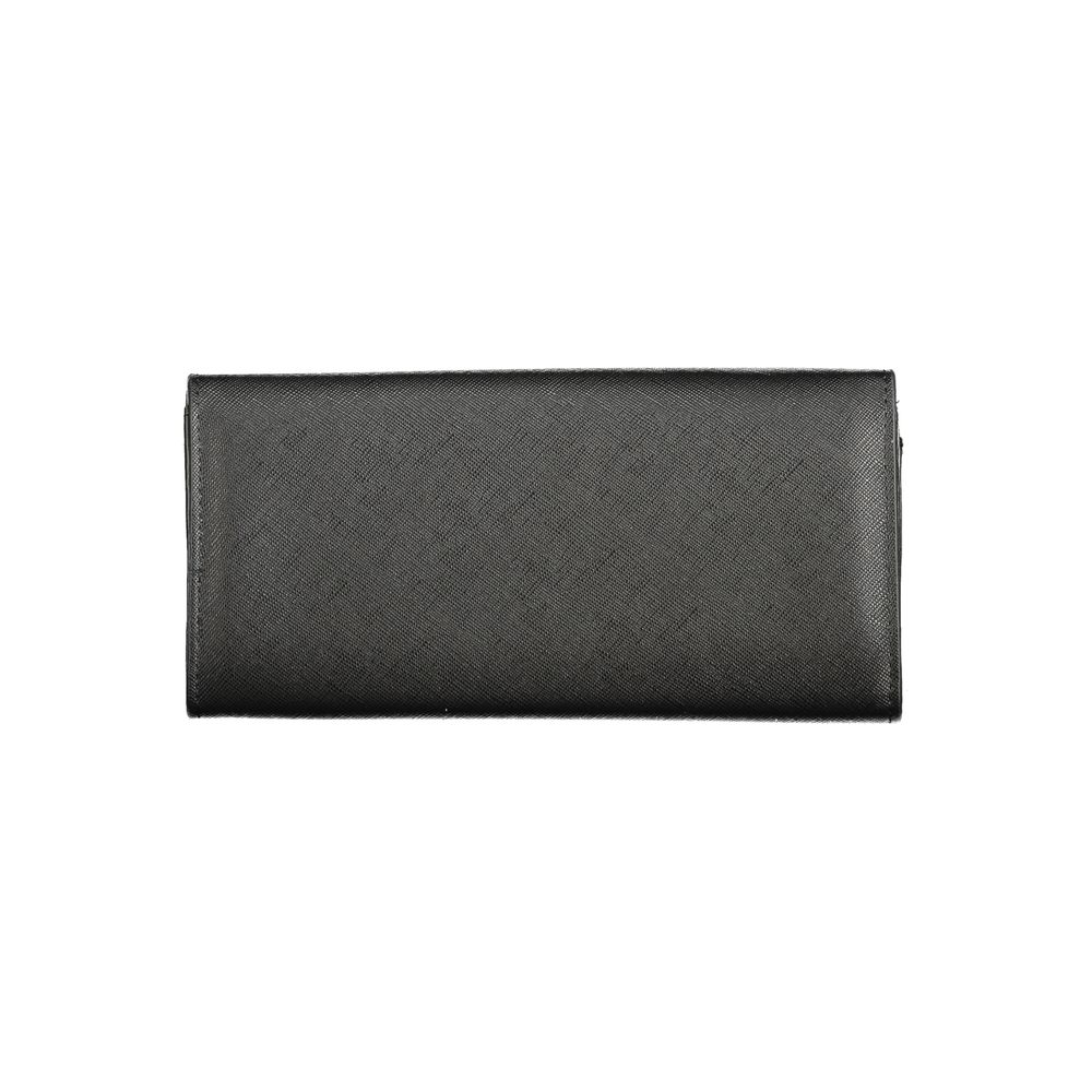 Mario Valentino Black Polyurethane Women Wallet