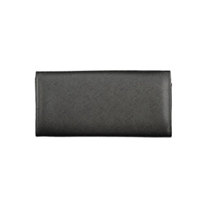 Mario Valentino Black Polyurethane Women Wallet