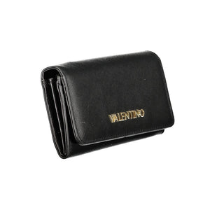 Mario Valentino Black Polyurethane Women Wallet