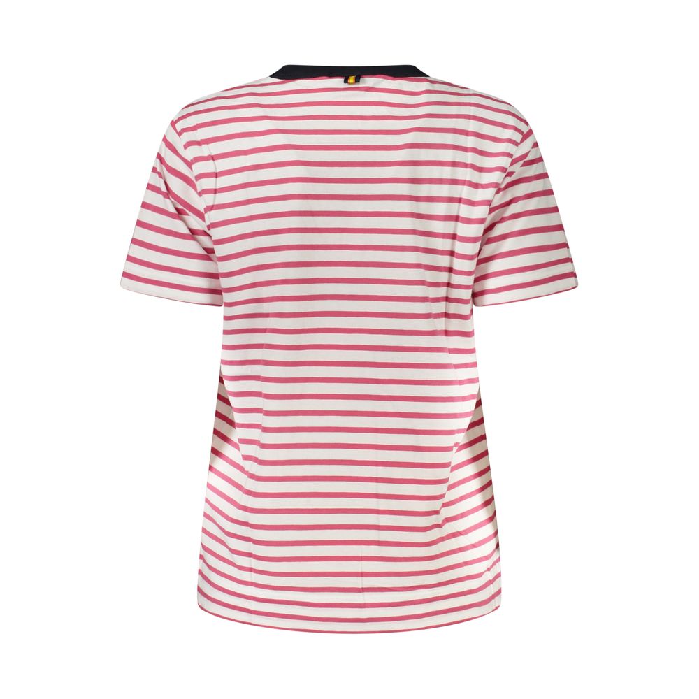K-WAY Pink Cotton Women T-Shirt
