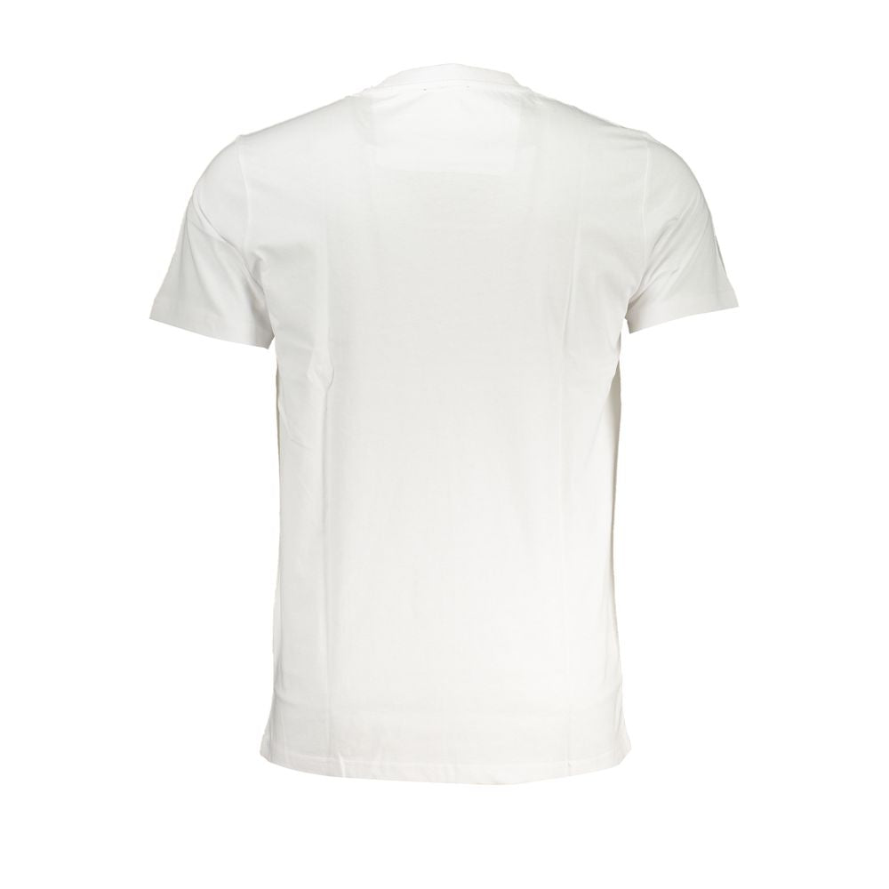 Cavalli Class Bianco Cotton Men T-Shirt