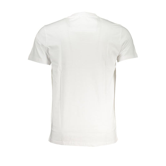 Cavalli Class Bianco Cotton Men T-Shirt