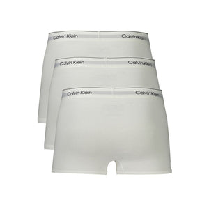 Calvin Klein White Cotton Men Boxer Short