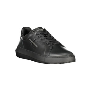 Calvin Klein Black Leather Men Sneaker