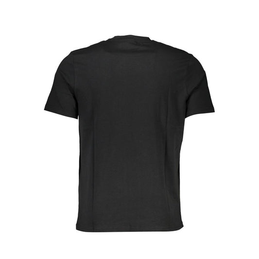 North Sails Black Cotton Men T-Shirt