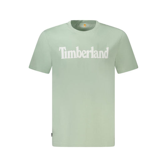 Timberland Verde Cotton Men T-Shirt