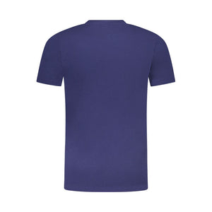 Cavalli Class Blue Cotton Men T-Shirt